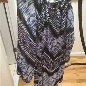 In style off the shoulder with spaghetti straps lightweight dress